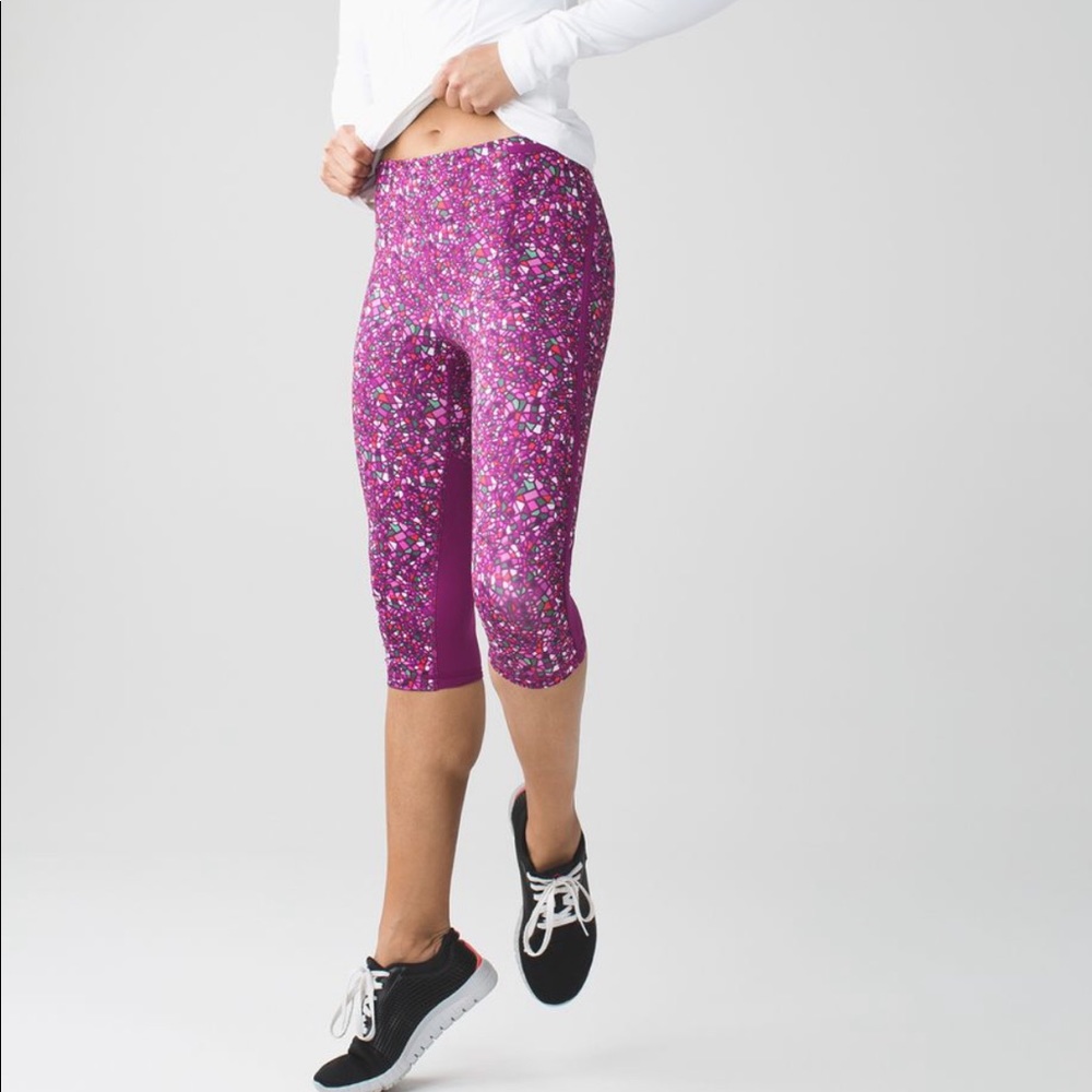 NWT lululemon Real Quick Crop Sz 10 Luxtreme